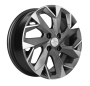 Легковой диск Khomen Wheels KHW1402 5,5x14 4x100 ET43 60,1 Gray-FP