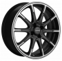 Легковой диск Khomen Wheels KHW1707 6,5x17 4x100 ET44 54,1 Black-FP matt